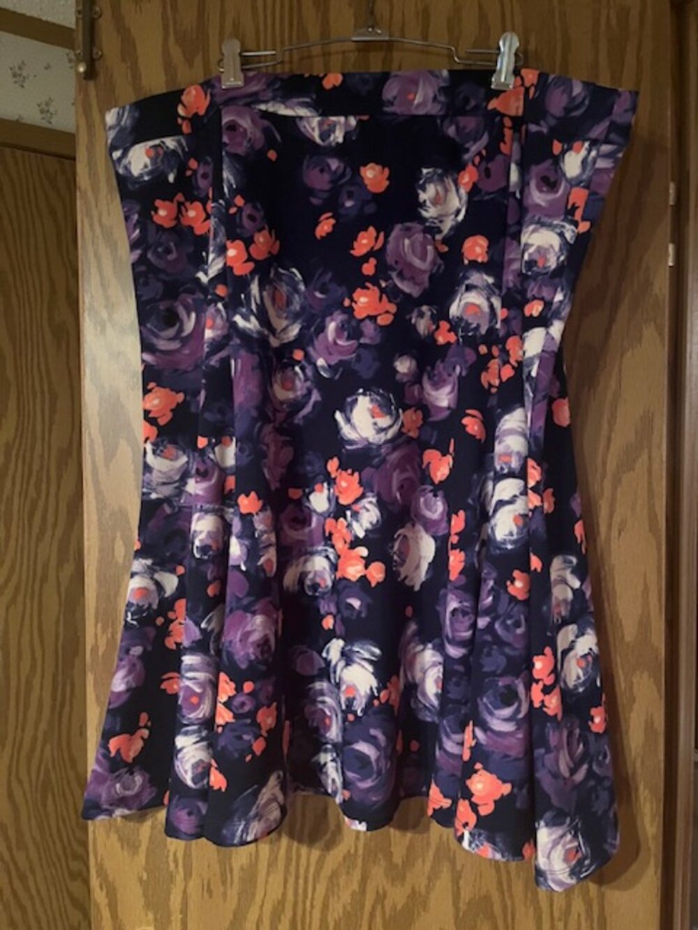 Isaac Mizrahi Live! Tall Printed Pebble Knit Gore Skirt